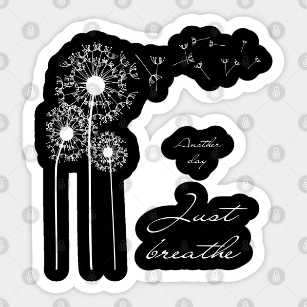 Just breathe Sticker by FilaliShop